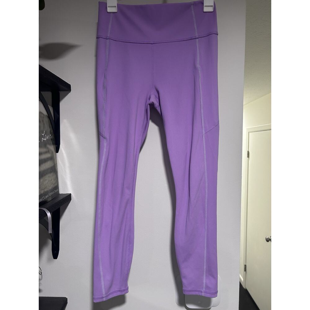 Fabletics Powerluxe Fuschia 22.5 In Inseam Leggings Size Small, 14 In Wide, Gym